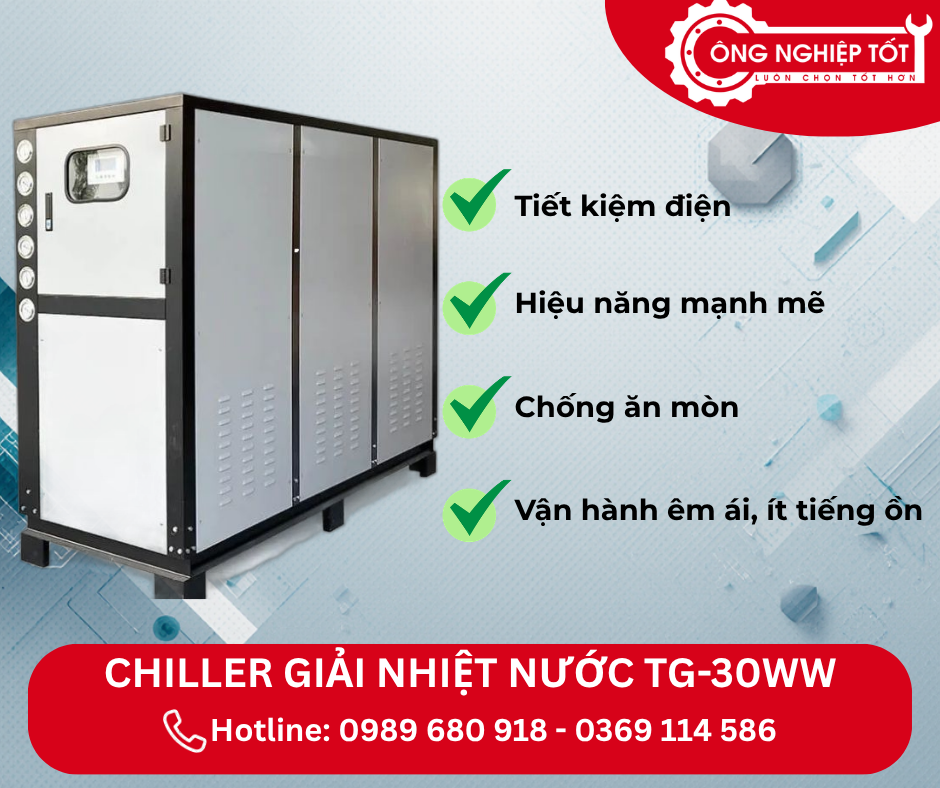 Những ưu điểm nổi bật của Chiller TG-30WW